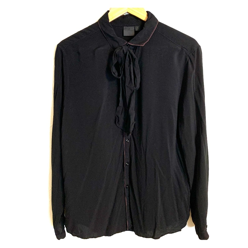 ASOS Viscose Shirt with Pussybow